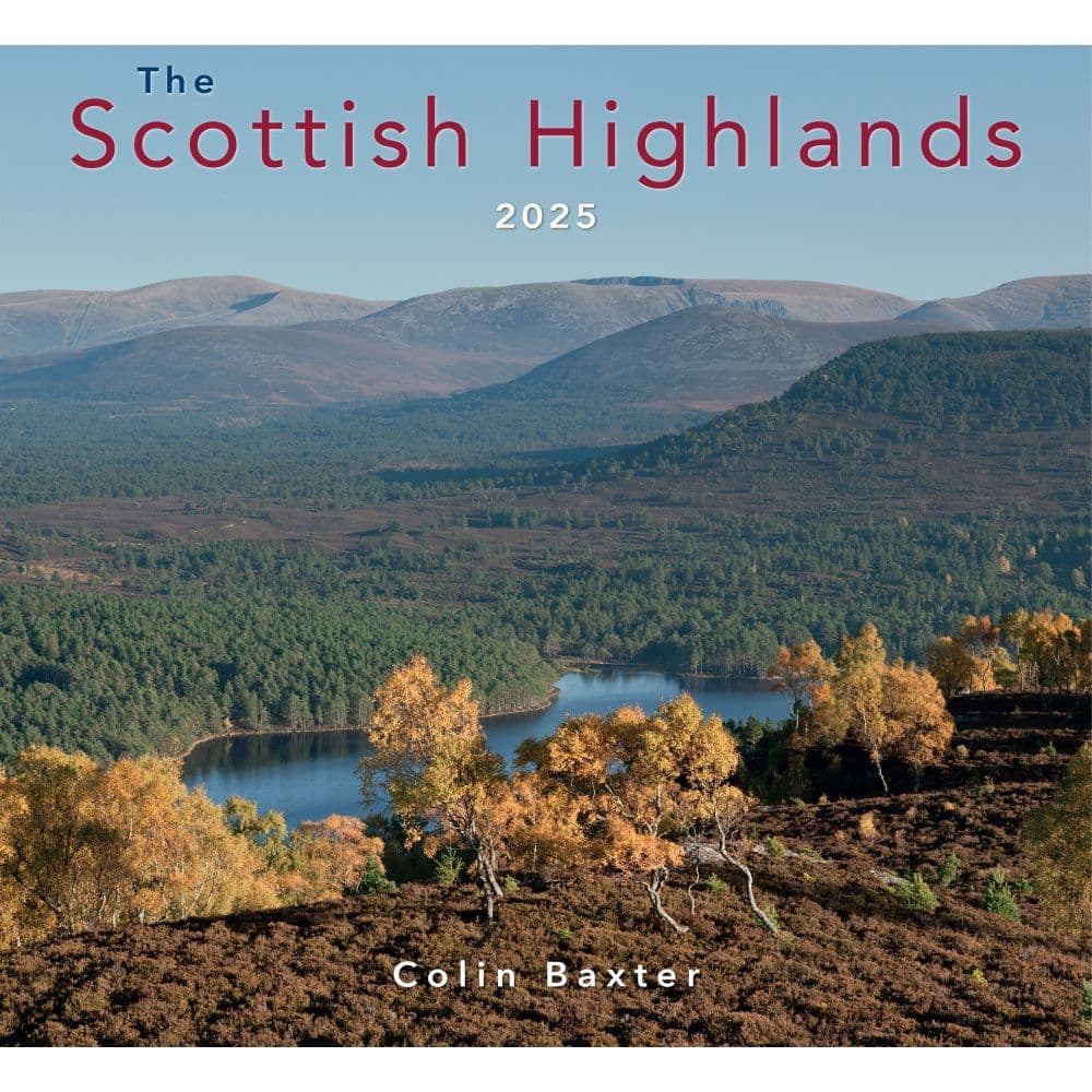 Colin Baxter Photography, Scottish Highlands 2025 Wall Calendar