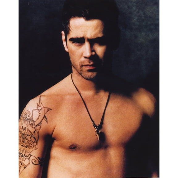 Colin Farrell Topless Portrait Photo Print (8 x 10)