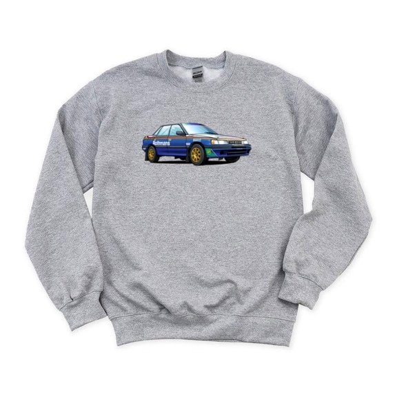 Colin McRae's Subaru Legacy RS Artwork Vintage Retro Rally Car Legend WRC SweatShirt Unisex, up to 5XL