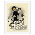 thumbnail image 1 of Colin - Vendor of Chiseled Jewelry & Modern Art Objects (Bijoux Ciselés Objets d’Art Moderne) - Vintage Advertising Poster by Leonetto Cappiello c.1903 - Fine Art Rolled Canvas Print 20in x 26in, 1 of 4