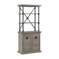 thumbnail image 1 of Coliseum Designer Bookcase with Doors in Driftwood Gray - Engineered Wood, 1 of 5