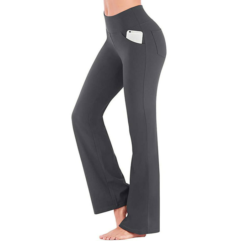 Colisha Bootcut Yoga Pants for Women Stretchy Work Business Slacks