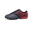 thumbnail image 1 of Colisha Kids Soccer Cleats Men Soccer Shoes Football Sneakers Fashion Outdoor Trainer Boots for Girls Youth Boys 27015 Black Red 4Y, 1 of 8