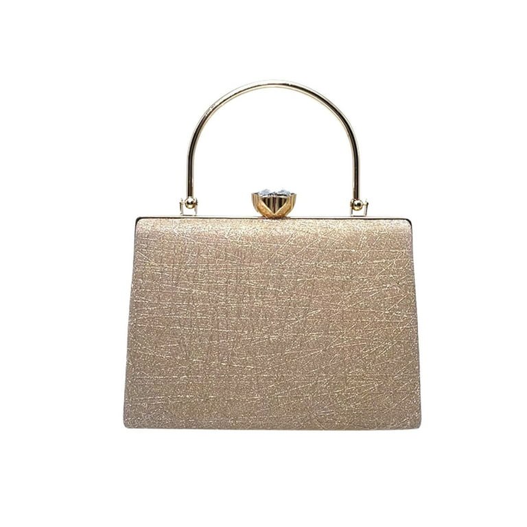 Crystal Lock Clutch Purse for Wedding Party -Buy Party Clutch Bag