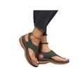 thumbnail image 1 of Colisha Sandals Women Wedge Sandals Thong T-Strap Flip Flops Summer Non Slip Walking Dress Summer Dress Wide Shoes Size 9 Tarmac 10.5, 1 of 5