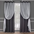 thumbnail image 1 of Colisha Single Curtain Panel Bedroom Blackout Window Curtain Grommet Room Darkening Curtain Eyelet Ring Top Thermal Insulated Window Drape Black Coffee Color Width:52"x Length:63", 1 of 1