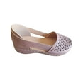 thumbnail image 1 of Colisha Slip On Shoes Women Walking Shoes Women Summer Hollow Casual Walking Loafers Work Sandals, 1 of 3
