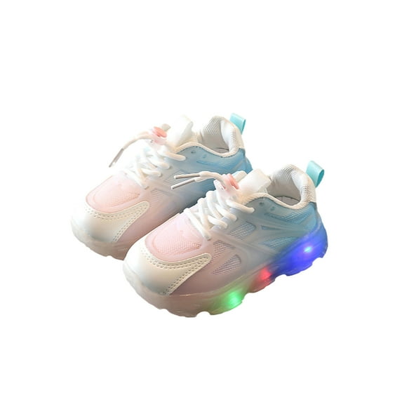 Colisha Unisex Soft Flat Sneakers Jogging Non-Slip Running Shoe Girls Comfort Low Top Athletic Shoes Pink 10C