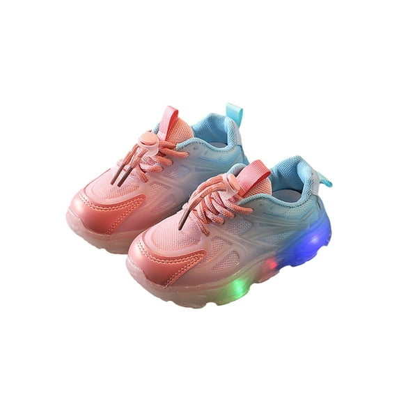 Colisha Unisex Soft Flat Sneakers Jogging Non-Slip Running Shoe Girls Comfort Low Top Athletic Shoes Rose Red 9C
