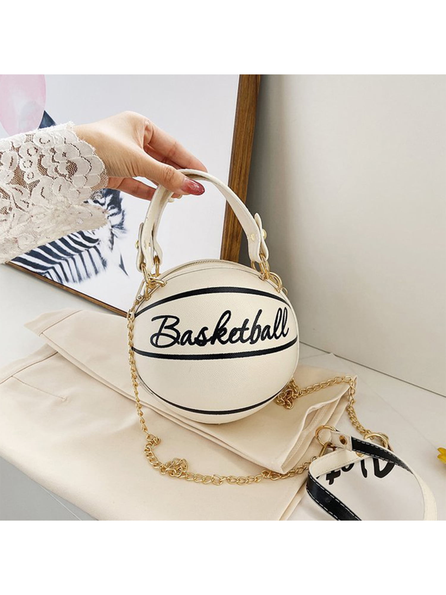 New Arrival Fashionable Basketball Shaped Shoulder & Crossbody & Handbag  For Women