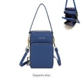 thumbnail image 1 of Colisha Women Small Cell Phone Case Handbag PU Leather Crossbody Shoulder Bag Wrist Strap Purse Pouch Messenger Bags with Card Slots, 1 of 2