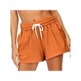 thumbnail image 1 of Colisha Womens Beach Loose Fit Shorts Comfy Soft Solid Color Drawstring Shorts Casual Homewear Sleepwear Shorts, 1 of 2