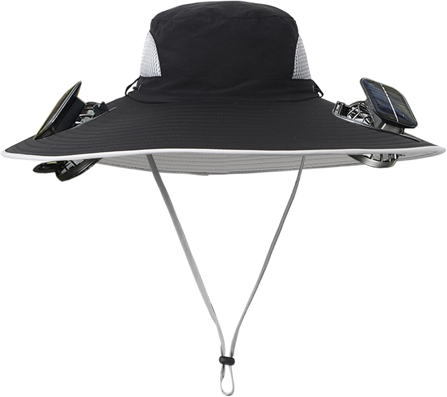 Colitt Fishing Hat with Fans, 2025 New Ultralight Solar Fan Sun Hat, Wide Brim Solar Fan Hat Outdoor Fishing UPF 50+