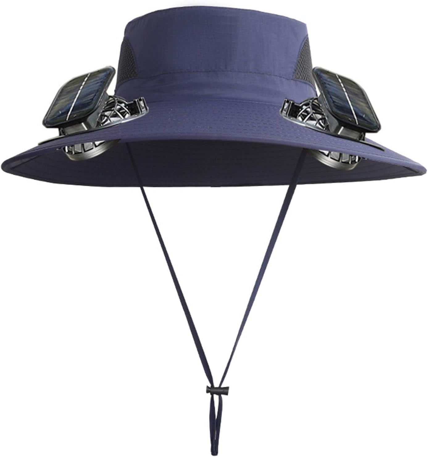 Colitt Fishing Hat with Fans, 2025 New Ultralight Solar Fan Sun Hat, Wide Brim Solar Fan Hat Outdoor Fishing UPF 50+