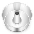 thumbnail image 1 of Coliware 10 inch Angel Food Cake Pan, Stainless Steel Non-toxic Pound Cake Pan Mold with Tube - Silver, 1 of 7