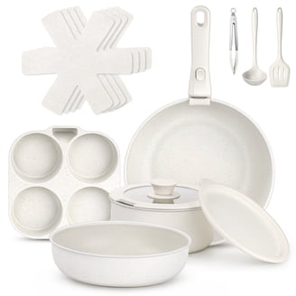 CINSA食器セット 14点　+ ホーロー鍋　24cm Cinsa 14-Piece Enameled Steel Cookware Set, Turquoise Blue