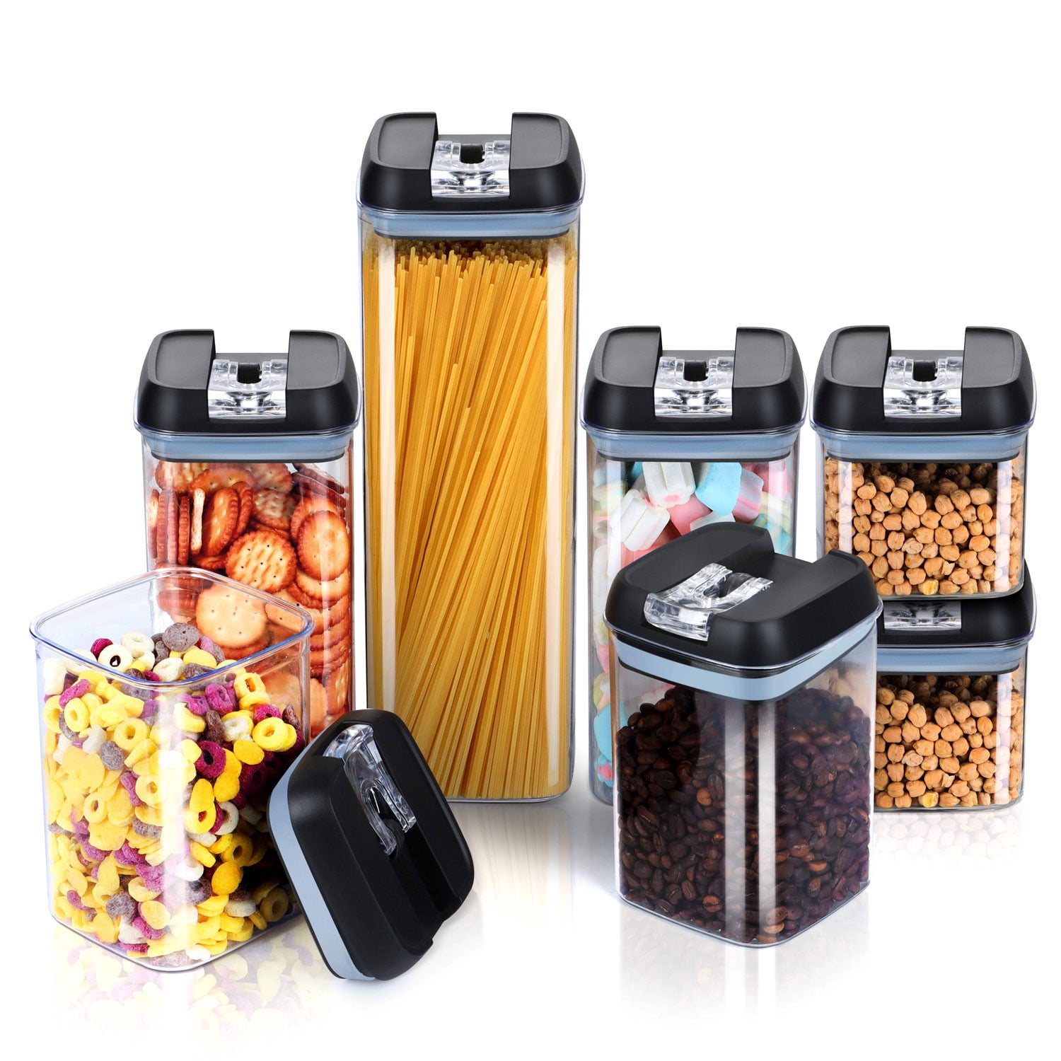 Chef's Path Airtight Food Storage Container Set Round Shape - 7 PC
