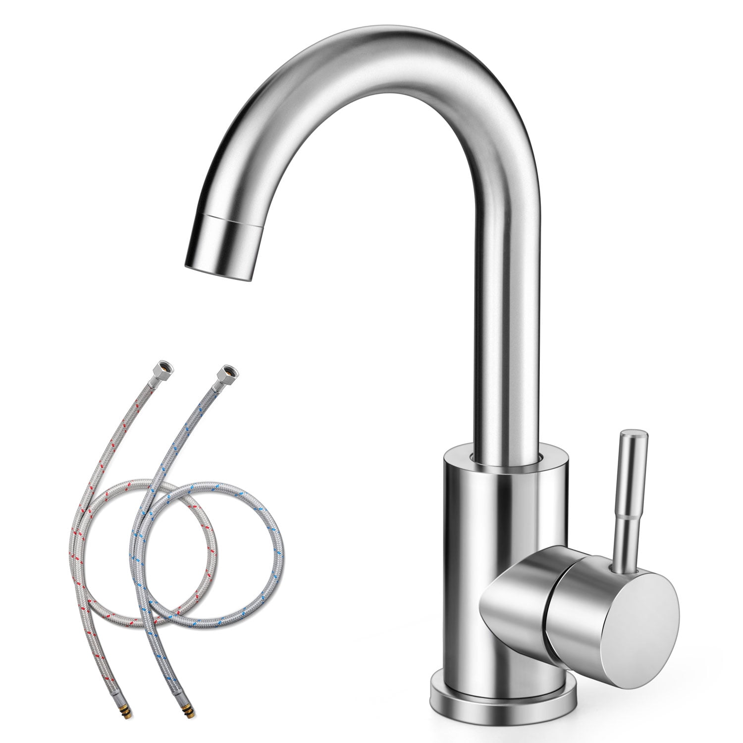 Coliware Bathroom Faucet, Single Hole Bathroom Sink Faucet for Kitchen