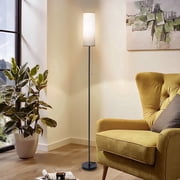 Coliware Floor Lamp, Modern Standing Lamp with Lampshade, Tall Reading Pole Lamp for Living Room Bedroom Office
