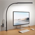 thumbnail image 1 of Coliware LED Desk Lamp with Clamp, Eye-Caring Clip-On Lights with 3 Modes 10 Brightness Adjustable Flexible Gooseneck, Swing Architect USB Task Table Lamps for Home Office, Work & Study Accessories, 1 of 12