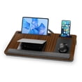 thumbnail image 1 of Coliware Lap Desk, 21.6 inch Laptop Desk with Dual Cushion Device Ledge Mouse Pad Phone Tablet Holder, Portable Computer Pillow Desk Stand for Home Office - Brown, 1 of 7