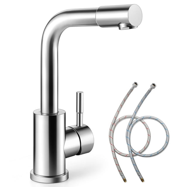 Coliware Modern Bar Sink Faucet for Bathroom Sink Single Handle with