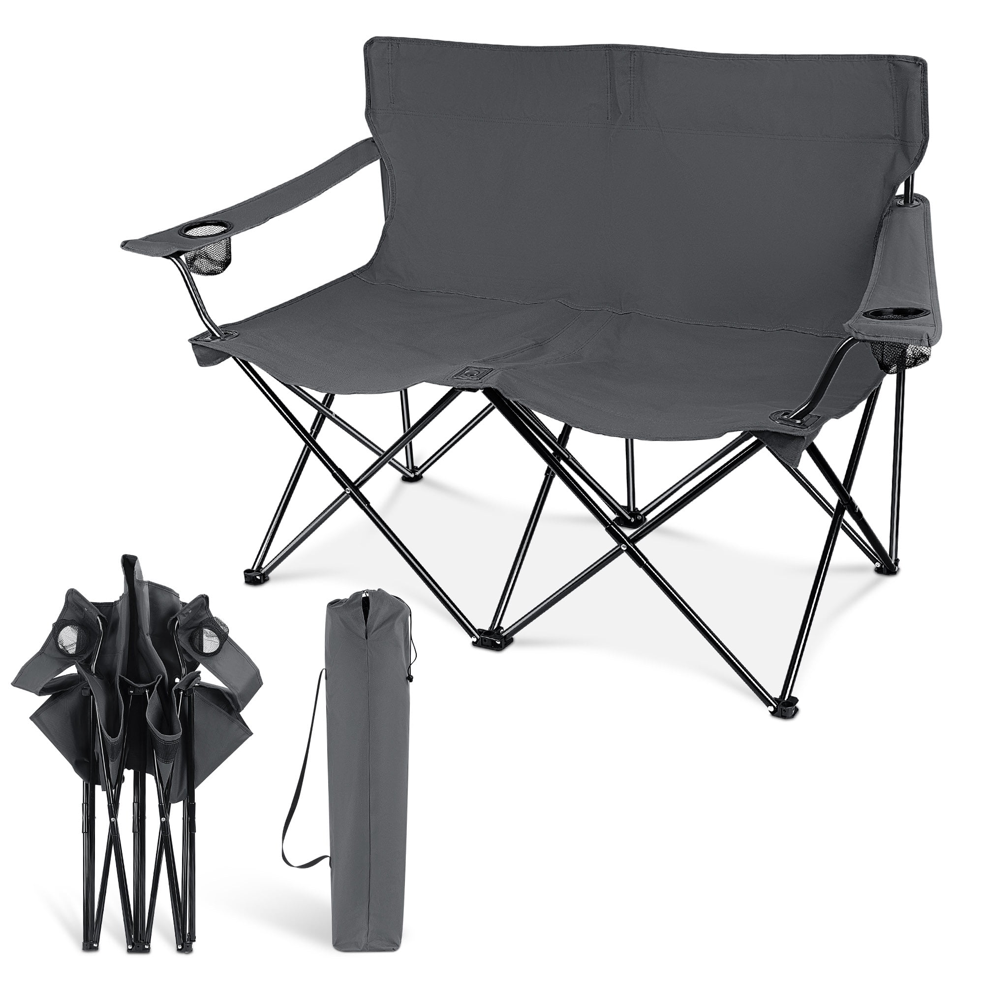 Double wide folding deck chair sale