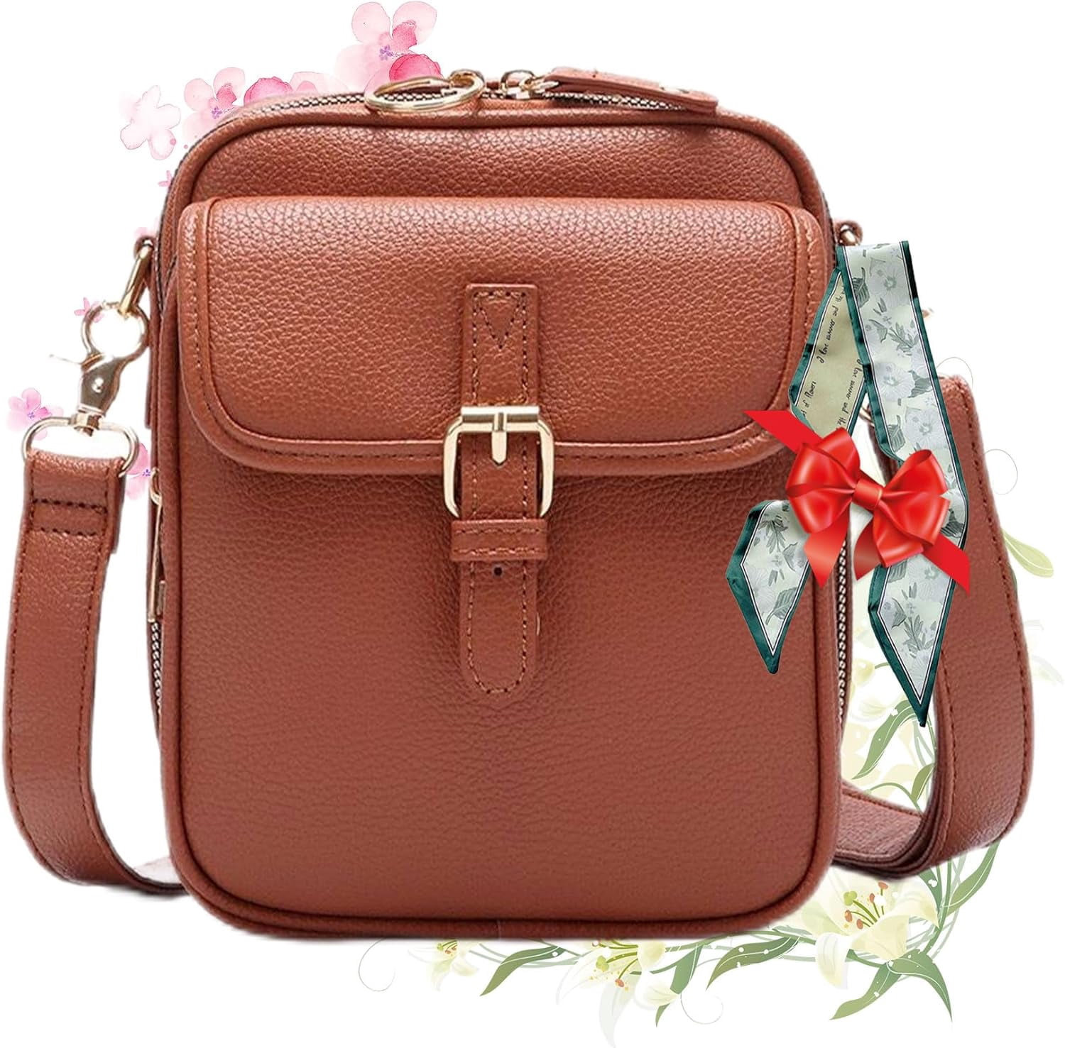Collaboraten1 Vegan Leather Crossbody Bag For Women – Anti-Theft Purse With Wallet - View #10
