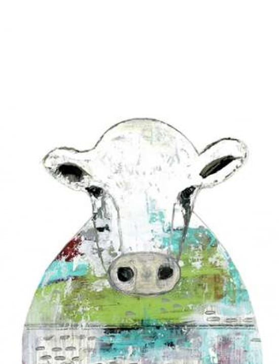 Collage Cow II Canvas Art - Sarah Ogren (22 x 28)