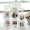 thumbnail image 1 of Collage Frame, Multi Photo Frame, PVC Family Photo Display Holds 6 Pictures for Wall or Tabletop, 1 Count, 1 of 7