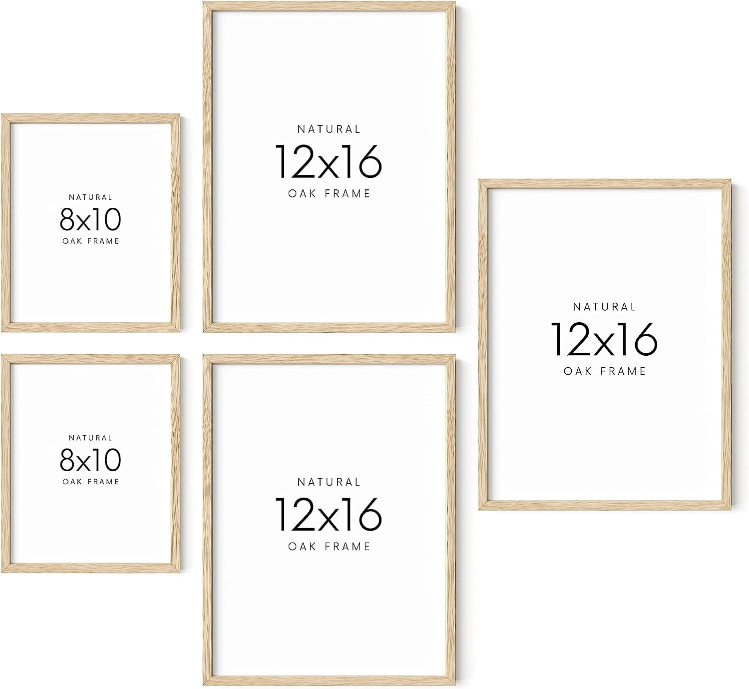 Collage Frames For Wall Set of 5 Photo Gallery Frames, Picture Frames