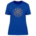 thumbnail image 1 of Collage Mandala Otomi Style T-Shirt Women -Image by Shutterstock, Female x-Large, 1 of 2