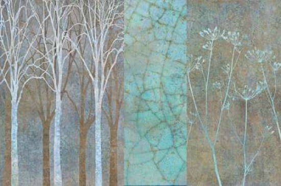 Collage Mint Canvas Art - Cora Niele (12 x 18)