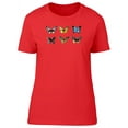 thumbnail image 1 of Collage Of Butterflies T-Shirt Women -Image by Shutterstock, Female x-Large, 1 of 2