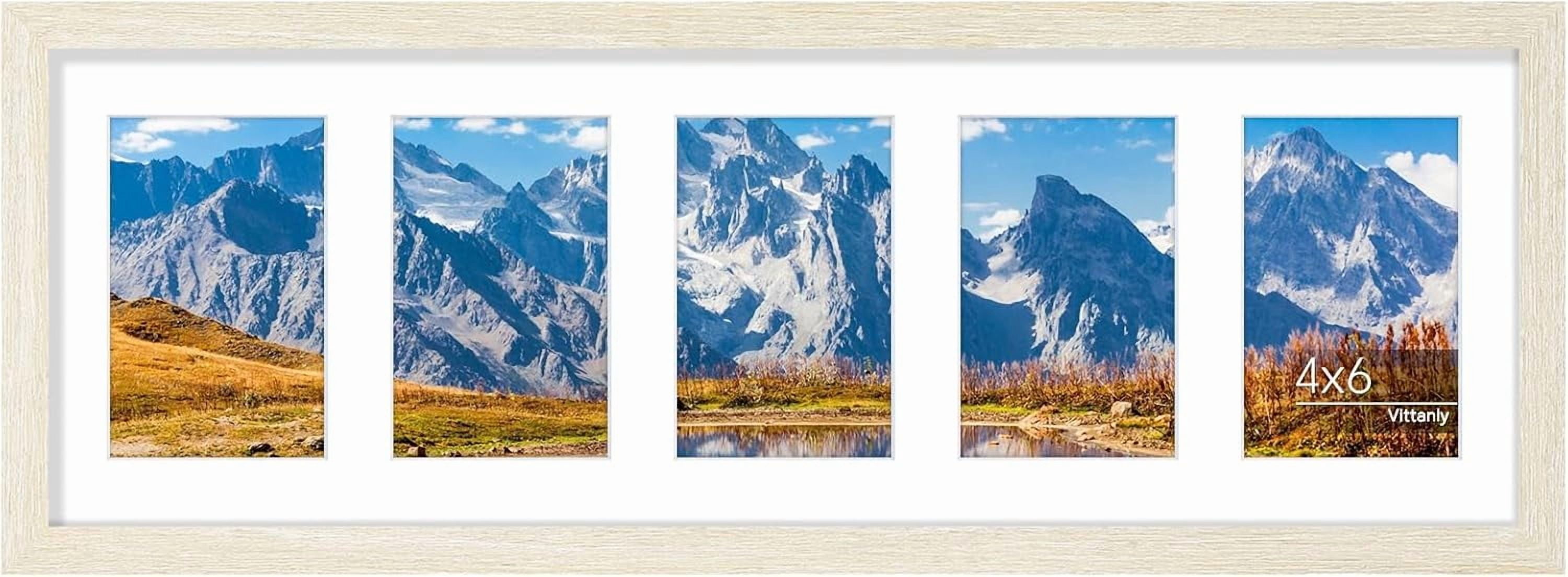 Collage Picture Frame, Displays Pictures with Mat or without Mat for ...