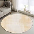 thumbnail image 1 of Collage Theme 3FT Round Area Rugs for Living Room 111 Retro Off White Oil Painting Texture Ultra-Thin Non-Slip Round Rugs Machine Washable Low Pile Circle Carpet for Bedroom Kitchen Nursery, 1 of 9