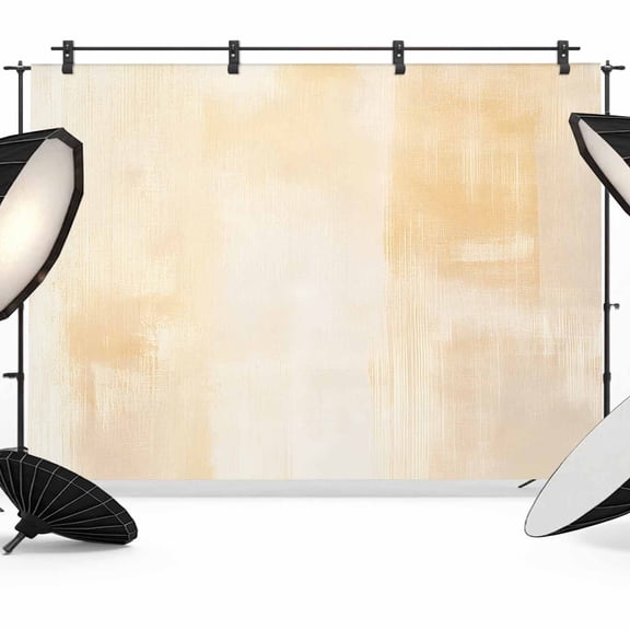 Collage Theme Backdrop for Photography, Retro Beige Oil Painting Texture Photo Backdrop Portrait Background Party Banner Photo Backgrounds for Studio Booth Props, 7x5ft