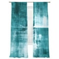 thumbnail image 1 of Collage Theme Sheer Curtains for Living Room Bedroom, Light-filtering Sheer Curtain, Abstract Blue Oil Painting Texture Rod Pocket Voile Window Treatment Drapes, 52’’Wx108’’L, 2 Panels Set, 1 of 7