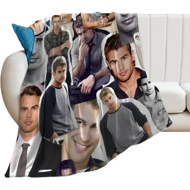 Collage Theo James Blanket Throw Blankets Ultra Soft Flannel Lightweight Throws for Couch, Bed, All Seasons Use 30""*40""（76 * 100cm）, Style