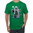 thumbnail image 1 of Collage of Popular Wild Life Animals | Mens Animal Lover Graphic T-Shirt, Kelly, 2XL, 1 of 3