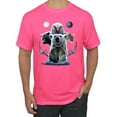 thumbnail image 1 of Collage of Popular Wild Life Animals | Mens Animal Lover Graphic T-Shirt, Neon Pink, X-Large, 1 of 3