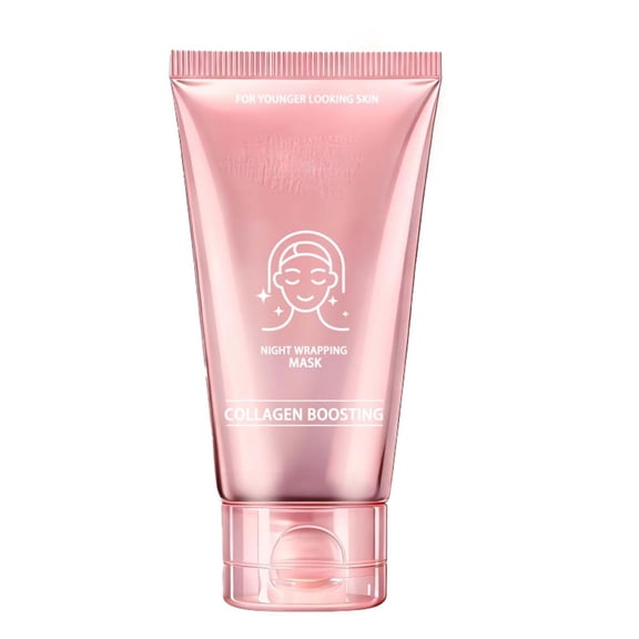 Collagen Boosting Night Wrapping Mask, Collagen Night Wrapping, Hydrating Anti Wrinkle Lifting for All Skin Types, Firming&Elasticity Sleeping Mask