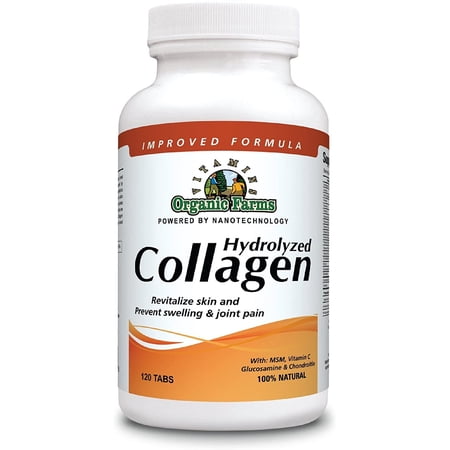 Collagen Complex Hydrolyzed - 120 Tablets - Nourishes and Revitalizes Your Body - 100% Natural Improved Formula.