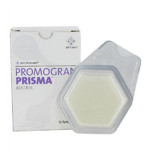 Collagen Dressing with Silver Promogran Prisma Matrix 19.07 X 19.07 Inch Hexagon Sterile - 1 Count