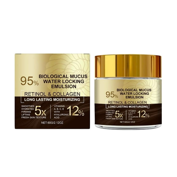 Collagen Face Cream with Retinol & Hyaluronic Acid Anti Aging Moisturizer for Women & Men, Firming Day & Night Cream for Wrinkles, Hydrating Facial Lotion for All Skin Types