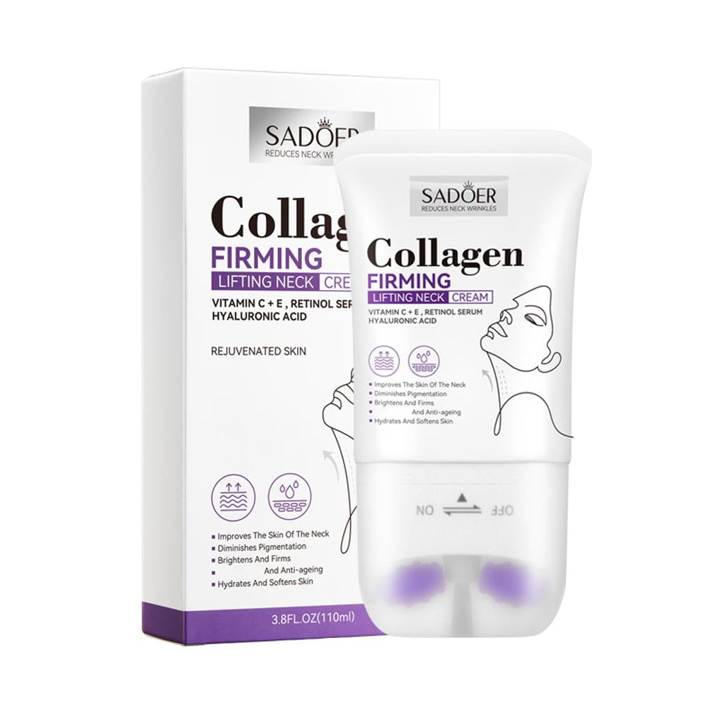 Collagen Firming Neck Cream Lifting Moisturiz Brightening Message Roller Neck' P2L8