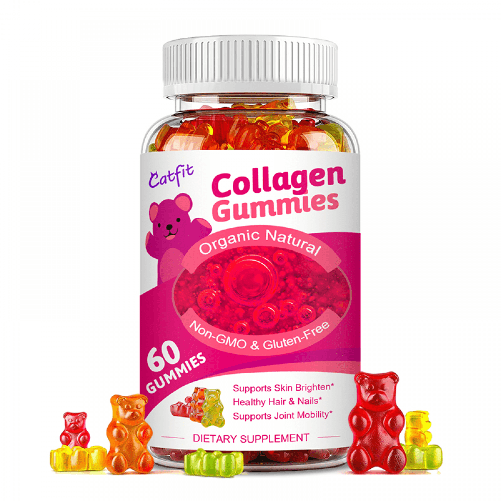 Collagen Gummies (60 Collagen Chews) Collagen Gummy for Hair Growth