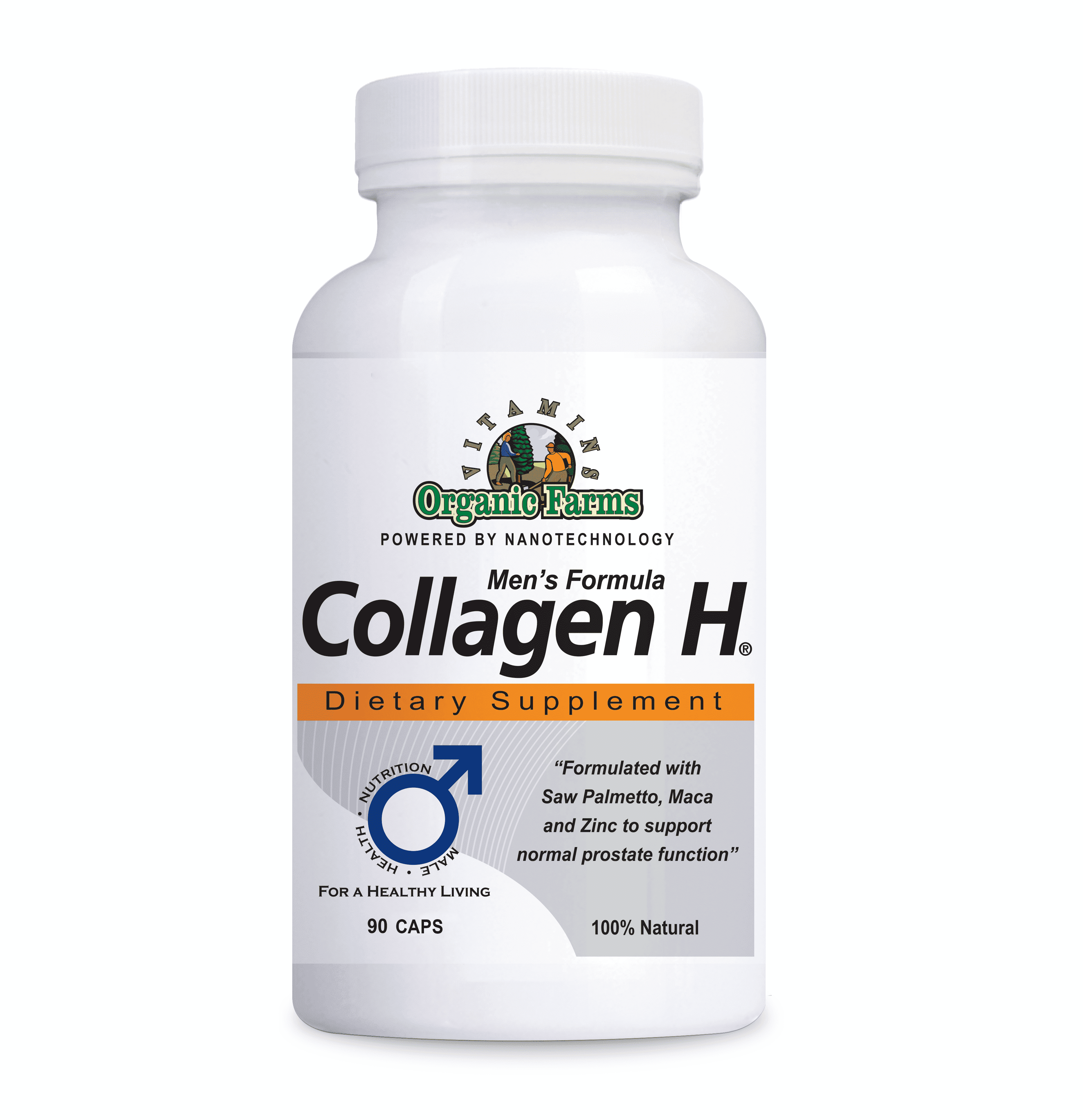 Collagen H - 90 Tablets - Men´s Formula Prostate Health - 100% Natural - Dietary Supplement