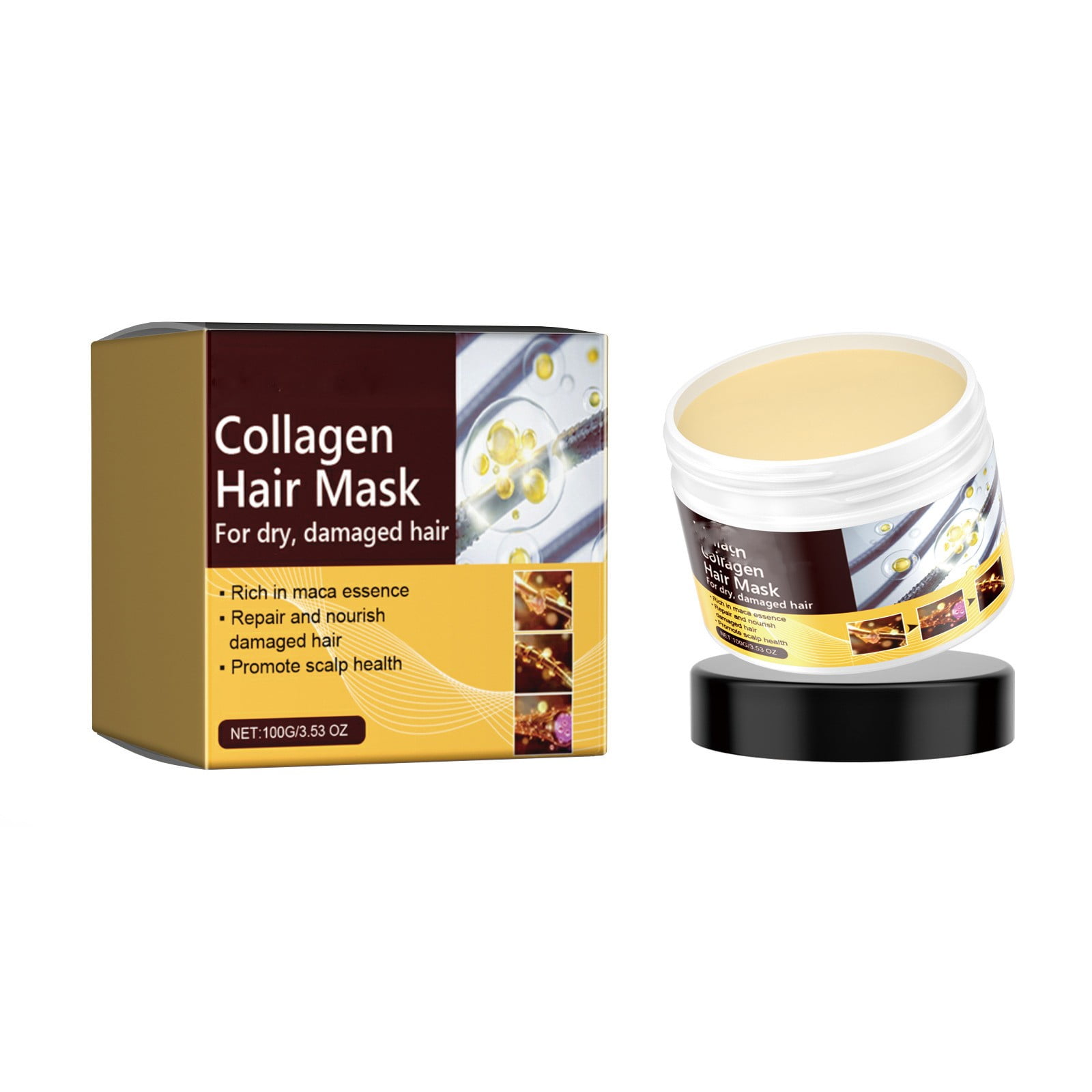 Collagen Hair Deep Moisturizing Leave in Conditioner for Dry Damaged