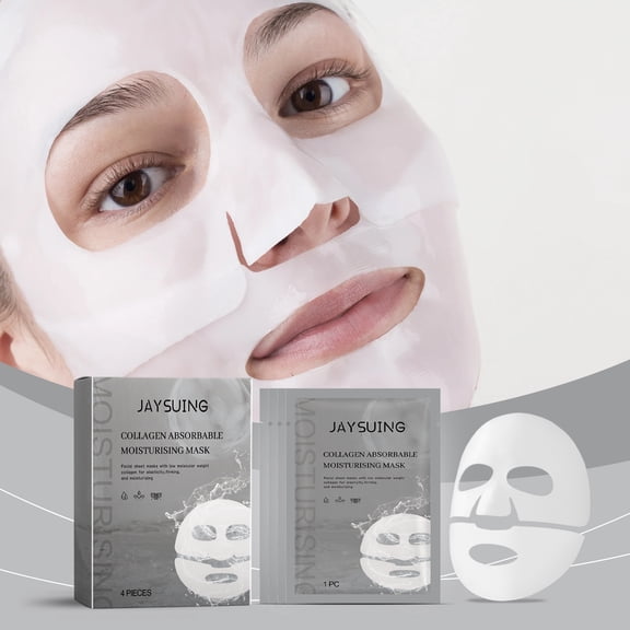 Collagen Mask, Boxed, Gently Cleanses Skin, Refreshing and Non-Sticky, Balances Oil, and Purifies Pores